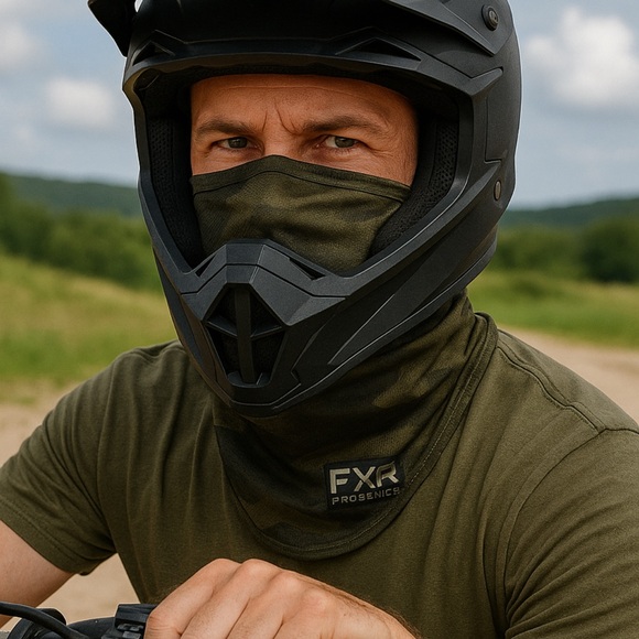 FXR Pro Series Army Camo UPF Neck Gaiter Sun Protection Breathable Mask NWT - Picture 3 of 7